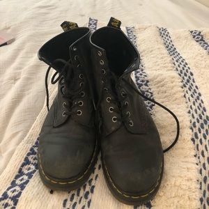 Men’s black doc martens